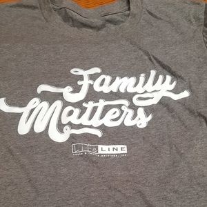 "Family Matters" gray tshirt - Medium